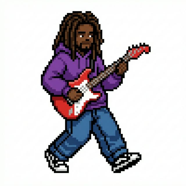 Black Guitarist